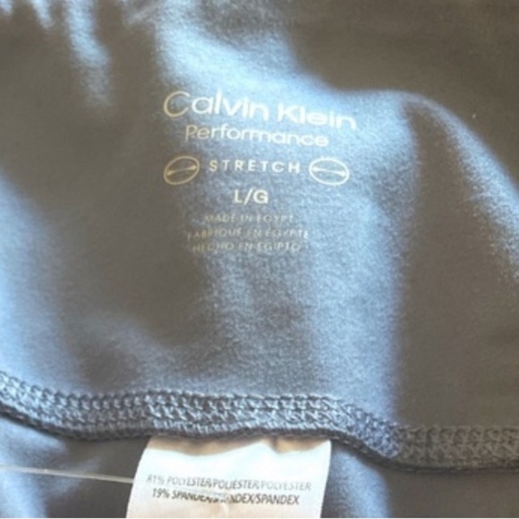CALVIN KLEIN PERFORMANCE Split Hem Leggings Grey High Waist Size Large NWT - Picture 11 of 14